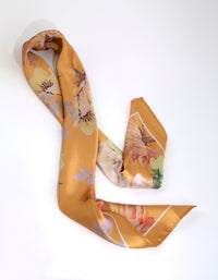 Yellow Floral Bandana Hair Scarf - link has visual effect only