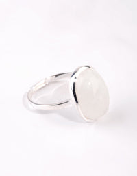 Sterling Silver Semi Precious Ring - link has visual effect only