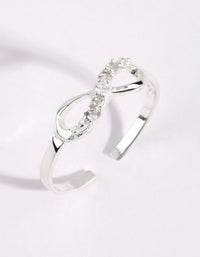 Sterling Silver Infinity Ring - link has visual effect only