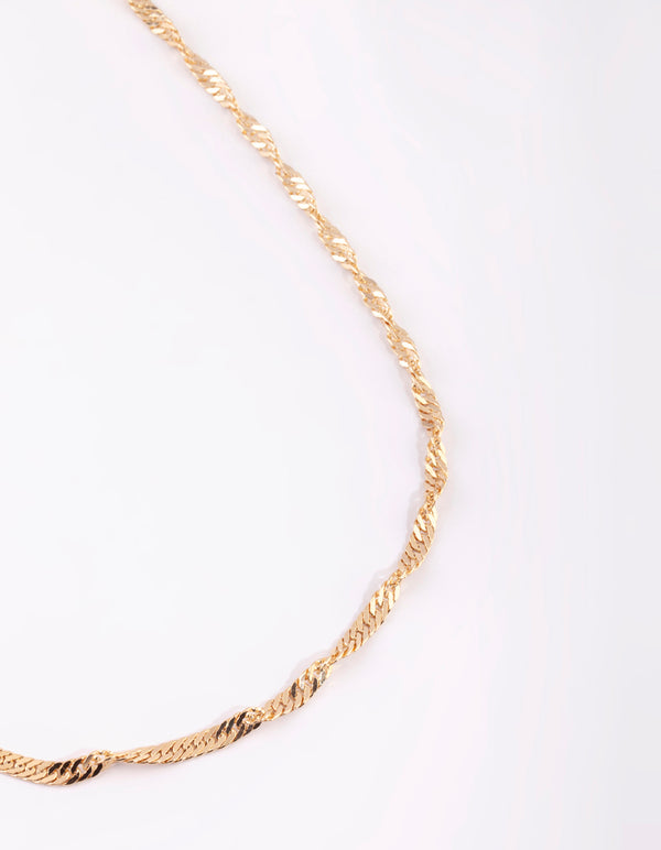 Gold Twisted Waist Chain