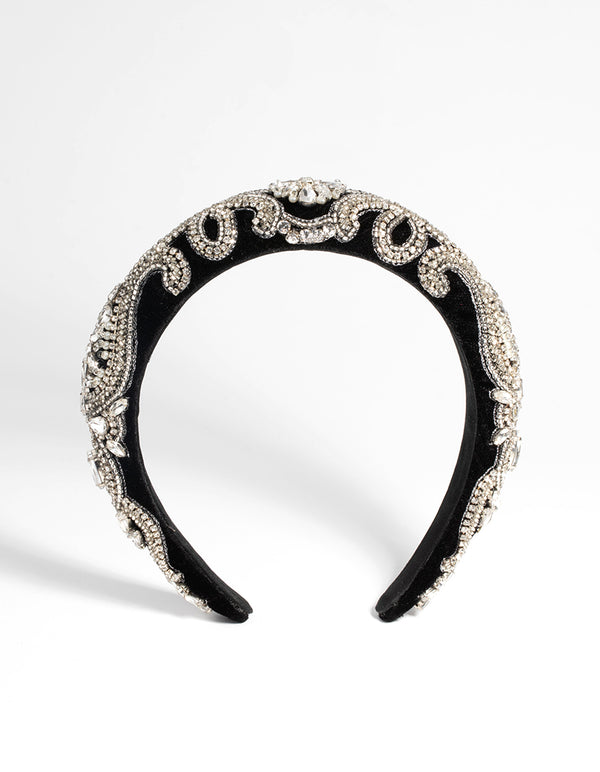 Embellished Diamante Detail Alice Band