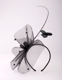 Black Quill Fascinator - link has visual effect only