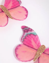 Kids Fancy Butterfly Clips - link has visual effect only