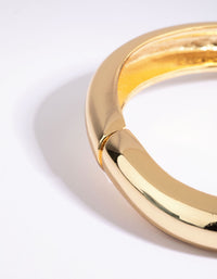 Gold Plated Wave Bangle - link has visual effect only