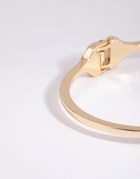 Gold Hinge Bracelet - link has visual effect only