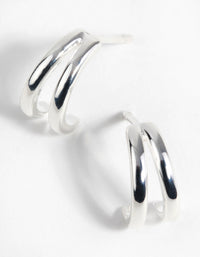 Sterling Silver Hoop Earrings - link has visual effect only