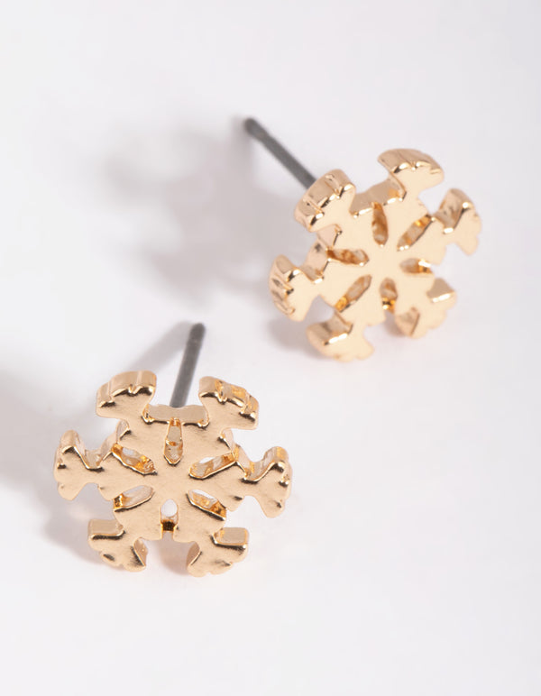 Festive Snowflake Stud Earring Pack