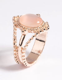 Rose Gold Cats Eye Ring - link has visual effect only