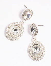 Silver Vintage Drop Earrings - link has visual effect only