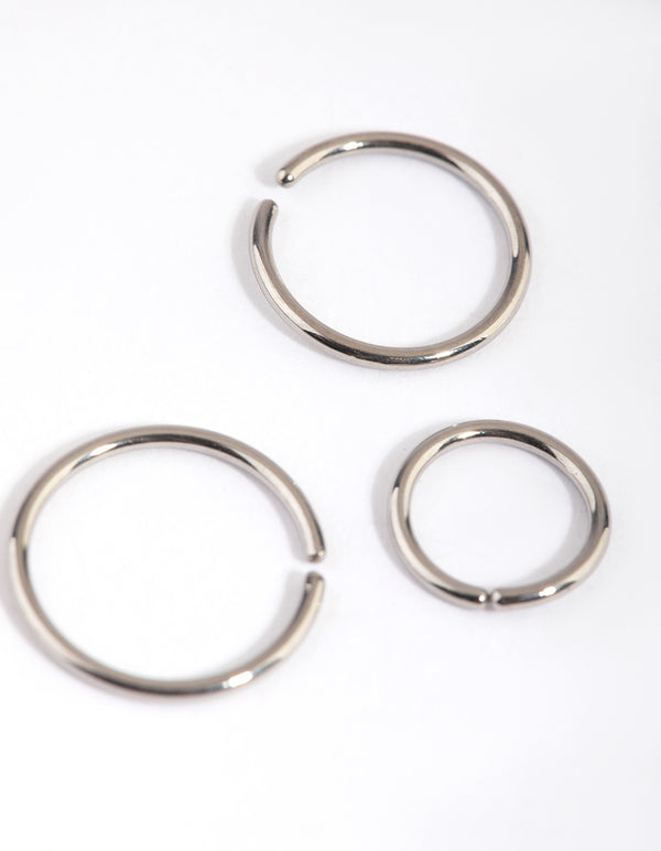 Titanium Nose Ring Pack