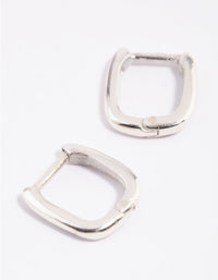 Sterling Silver Huggie Hoop Earrings - link has visual effect only