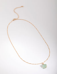 Green Fluorite Cage Necklace - link has visual effect only