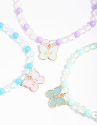 Kids Pastel Butterfly Best Friend Bracelets - link has visual effect only