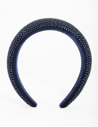 Blue Diamante Headband - link has visual effect only