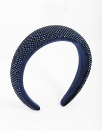 Blue Diamante Headband - link has visual effect only