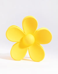 90s Yellow Daisy Flower Claw Clip - link has visual effect only