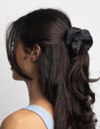 Black Diamante Scrunchie - link has visual effect only