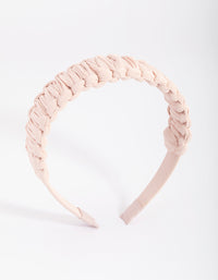 Blush Woven Headband - link has visual effect only