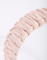 Blush Woven Headband - link has visual effect only