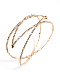 Gold Diamante Arm Cuff - link has visual effect only