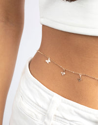 Gold Butterfly Waist Chain - link has visual effect only