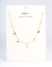 Gold Butterfly Waist Chain - link has visual effect only