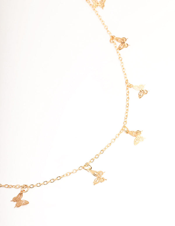 Gold Butterfly Waist Chain