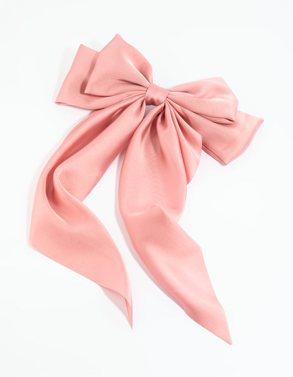 Pink Bow Clip