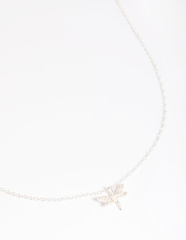 Sterling SIlver Dragonfly Necklace