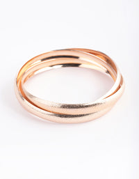 Rose Gold Bangle Bracelet - link has visual effect only