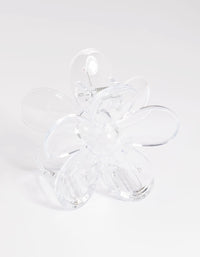 90s Clear Daisy Flower Claw Clip - link has visual effect only