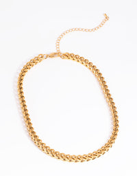 Gold Plated Surgical Steel Statement Chain Necklace - link has visual effect only