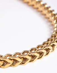 Gold Plated Surgical Steel Statement Chain Necklace - link has visual effect only