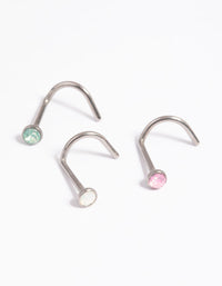 Titanium Pastel Nose Studs - link has visual effect only