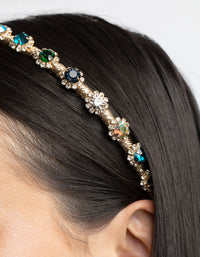 Thread Wrapped Diamante Headband - link has visual effect only