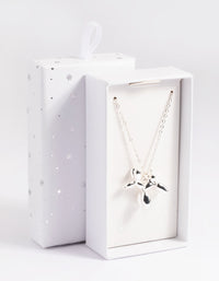 Silver Bubble Dog Necklace Giftbox - link has visual effect only