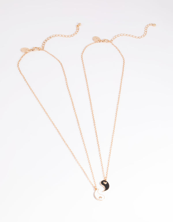Yin yang necklace lovisa top