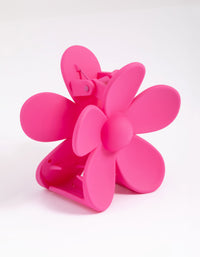 90s Pink Daisy Flower Claw Clip - link has visual effect only