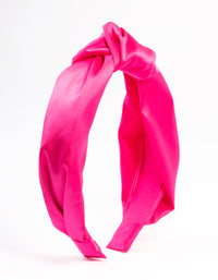 PInk Twisted Knot Headband - link has visual effect only