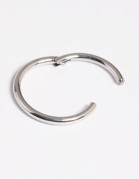 Platinum Plated Titanium Clicker Ring - link has visual effect only