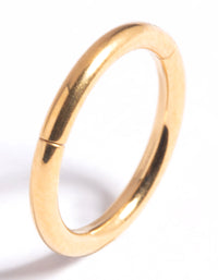 Gold Plated Titanium Clicker Ring - link has visual effect only