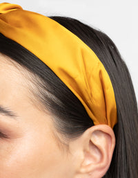 Yellow Twisted Knot Headband - link has visual effect only