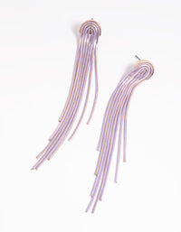 Lilac Waterfall Drop Earrings - link has visual effect only