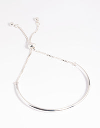 Silver Toggle Cuff Bracelet - link has visual effect only