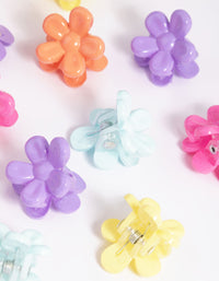 Kids Mini Flower Claw Clip Pack - link has visual effect only