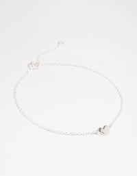 Sterling Silver Heart Bracelet - link has visual effect only