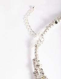 Silver Diamante Layered Choker - link has visual effect only