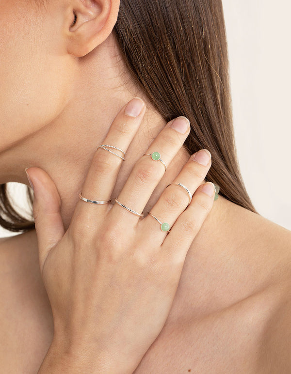 Aventurine engagement ring online