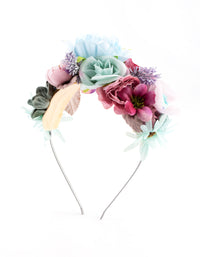 Flower Garden Headband - link has visual effect only