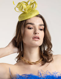 Swirl Sinamay Pillbox Fascinator - link has visual effect only